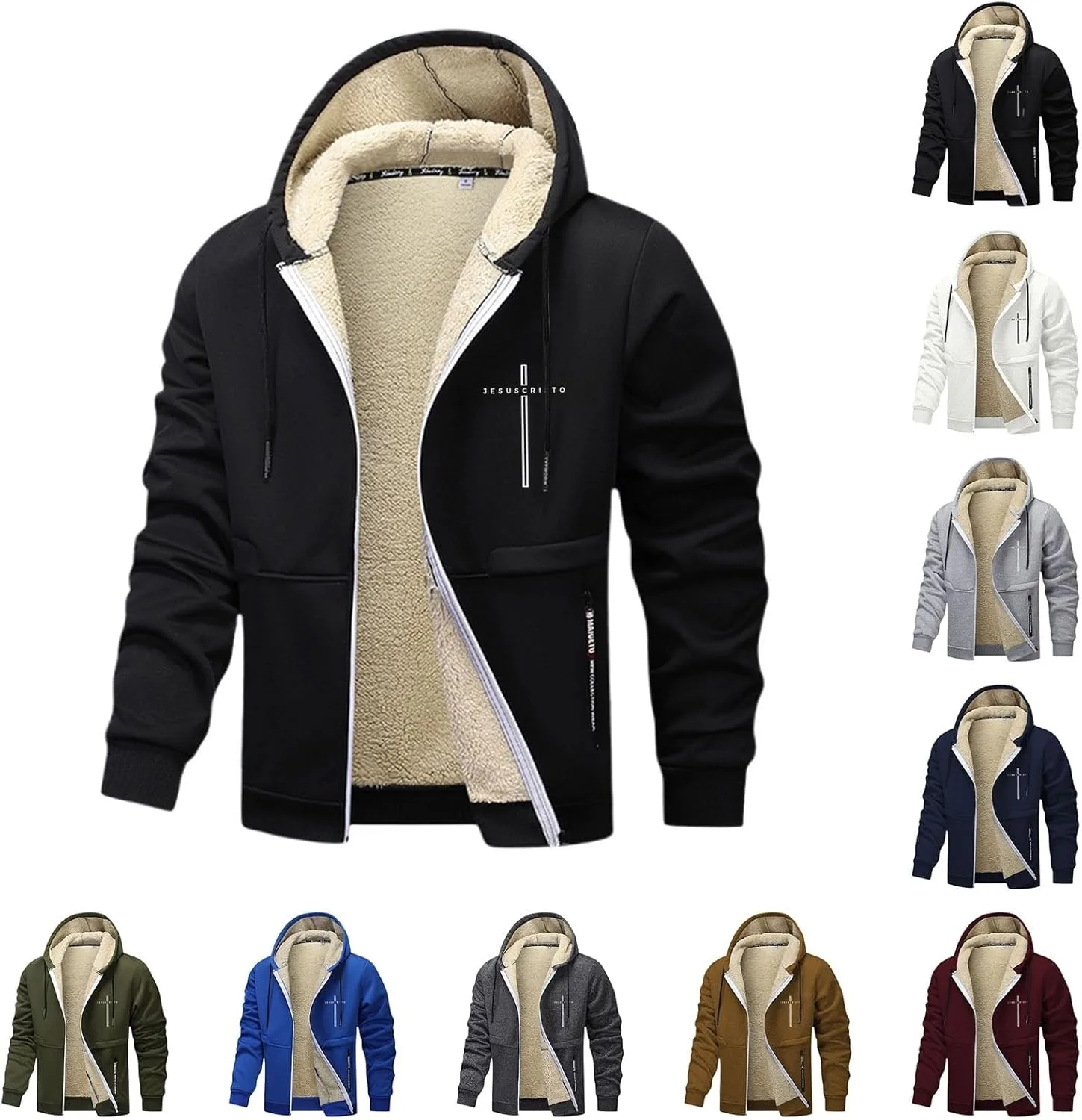 Толстовка с капюшоном Christian Zip Up, утепленная флисом Sherpa Womail
Толстовка с капюшоном Christian Zip Up, утепленная флисом Sherpa Womail