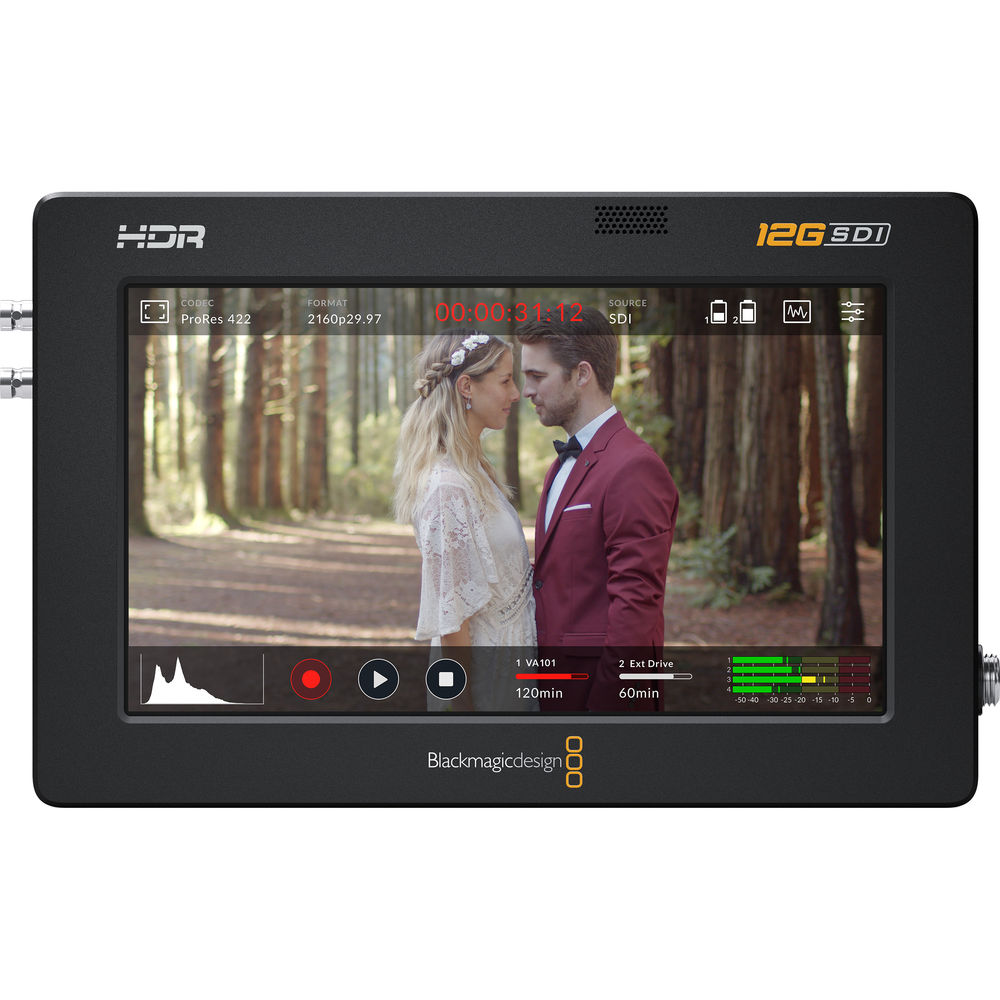 Blackmagic Design Video Assist 5-дюймовый 12G-SDI/HDMI HDR-монитор для записи
Blackmagic Design Video Assist 5-дюймовый 12G-SDI/HDMI HDR-монитор для записи