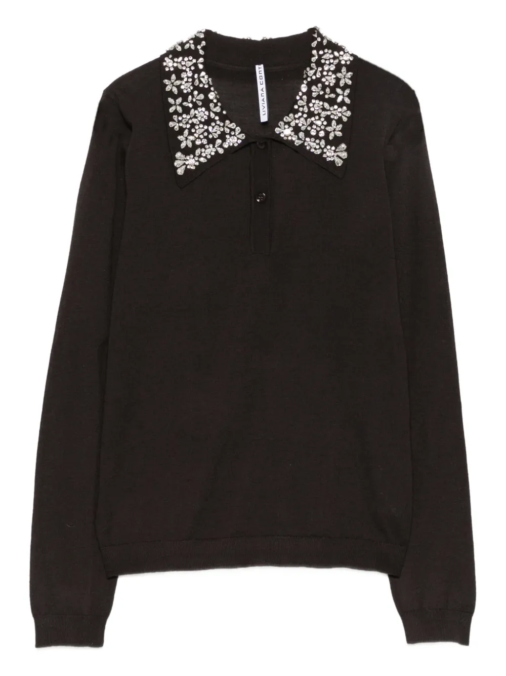 Свитер с воротником поло Liviana Conti, коричневый
Свитер с воротником поло Liviana Conti, коричневый