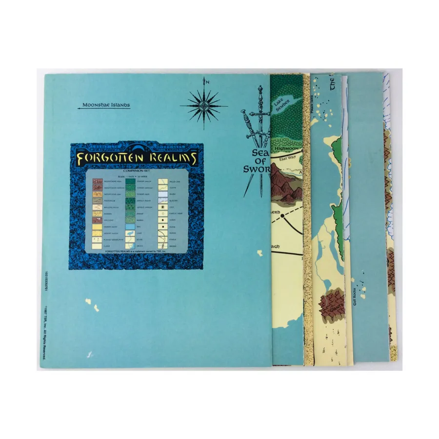 Сеттинг кампании Forgotten Realms (2-е издание, 1-е издание) — только карты!, Forgotten Realms - Box Sets & Miscellaneous 
Сеттинг кампании Forgotten Realms (2-е издание, 1-е издание) — только карты!, Forgotten Realms - Box Sets & Miscellaneous