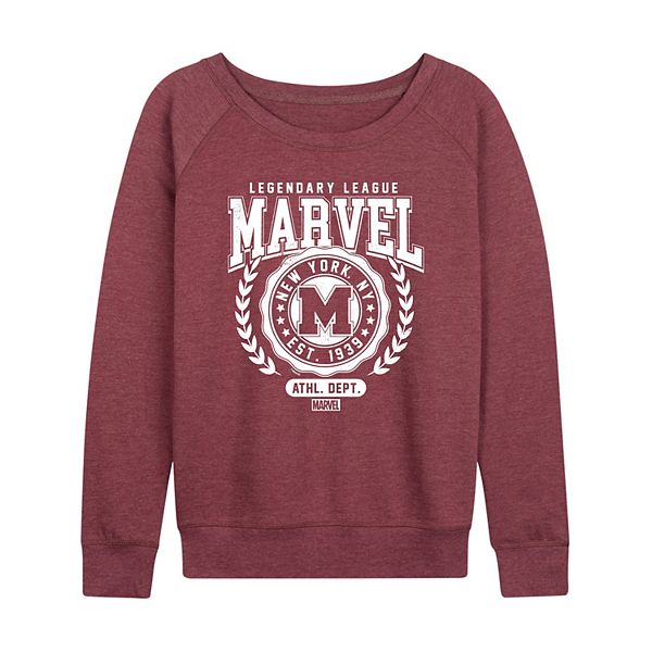 Женская футболка с длинным рукавом из френч терри Marvel, Heather Maroon
Женская футболка с длинным рукавом из френч терри Marvel, Heather Maroon