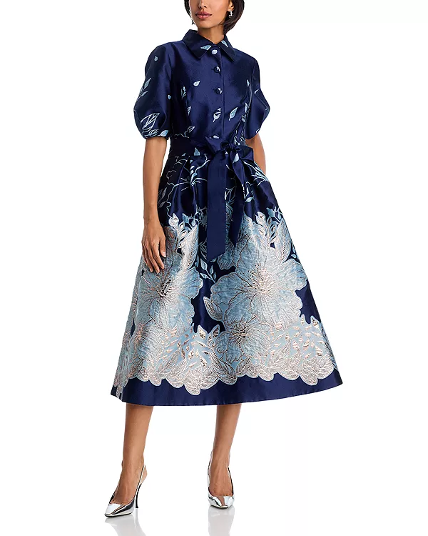 Жаккардовое платье миди Teri Jon By Rickie Freeman, мультиколор
Жаккардовое платье миди Teri Jon By Rickie Freeman, мультиколор