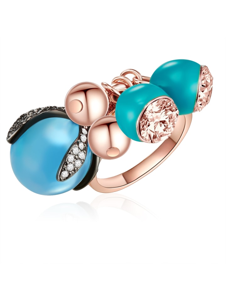 Lulu & Jane Кольцо из металлического сплава, украшенное кристаллами Swarovski в оправе из розового золота
Lulu & Jane Кольцо из металлического сплава, украшенное кристаллами Swarovski в оправе из розового золота