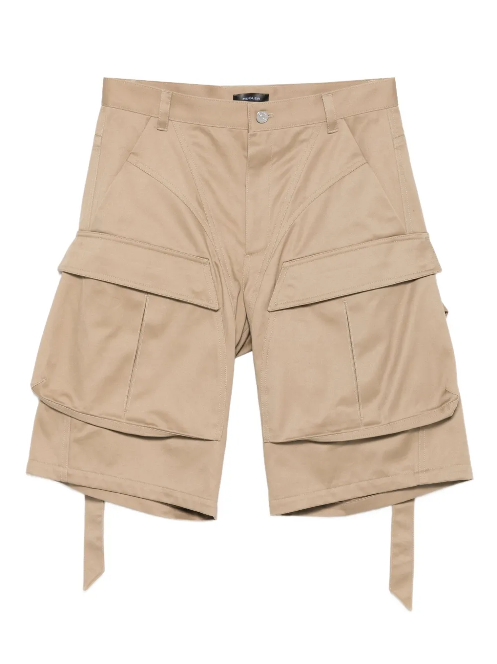 Хлопковые шорты-карго Mugler, нейтральный
Хлопковые шорты-карго Mugler, нейтральный