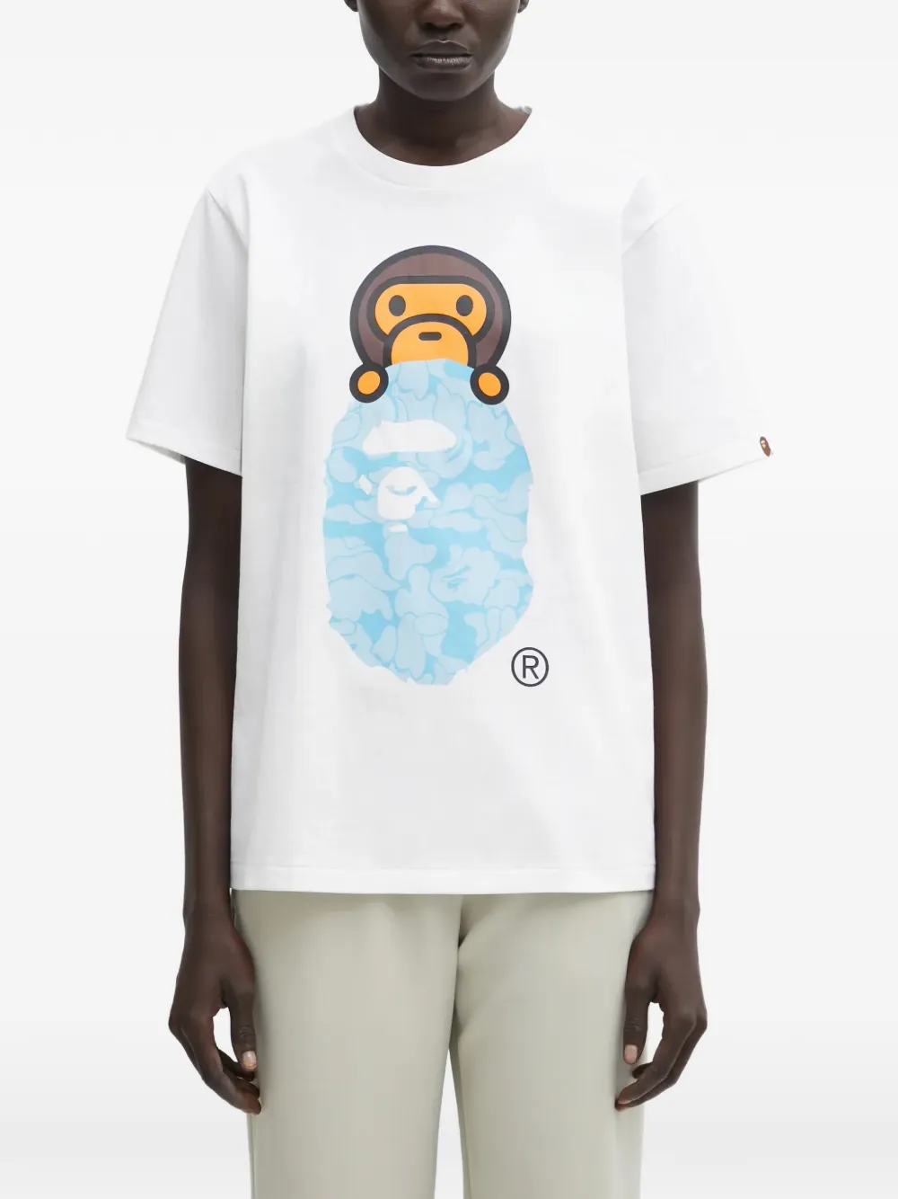 Футболка с головой обезьяны "milo" на фоне камуфляжа A BATHING APE, белый
Футболка с головой обезьяны "milo" на фоне камуфляжа A BATHING APE, белый