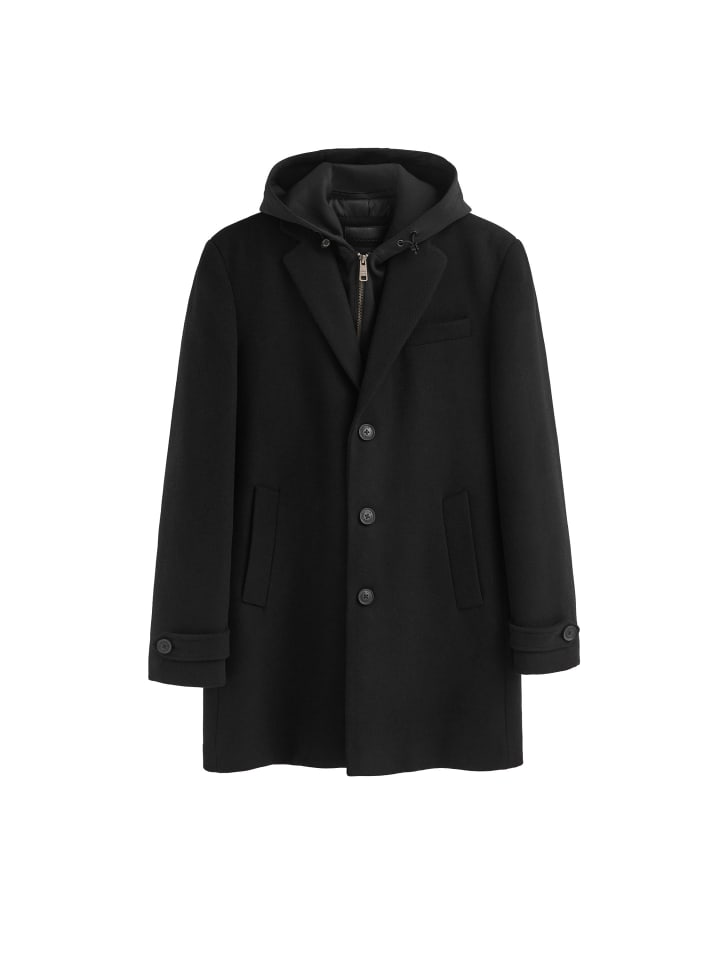 Пальто миди черного цвета Polo Club
Пальто миди черного цвета Polo Club