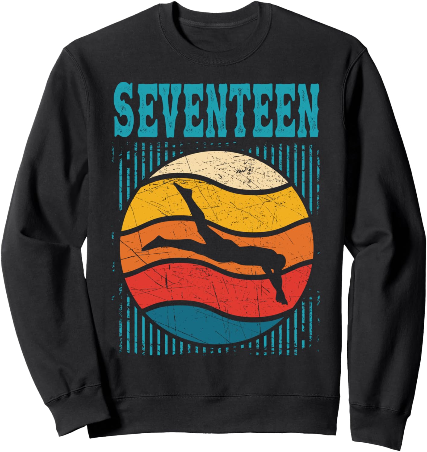 17-летие, ретро-толстовка для мальчика/девочки на день рождения Retro Swim Swimming Watersports Birthday Designs, черный
17-летие, ретро-толстовка для мальчика/девочки на день рождения Retro Swim Swimming Watersports Birthday Designs, черный