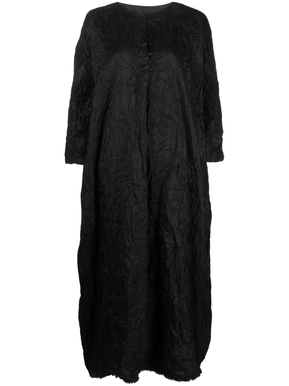 Шелковое платье миди с жатым эффектом Daniela Gregis, черный
Шелковое платье миди с жатым эффектом Daniela Gregis, черный