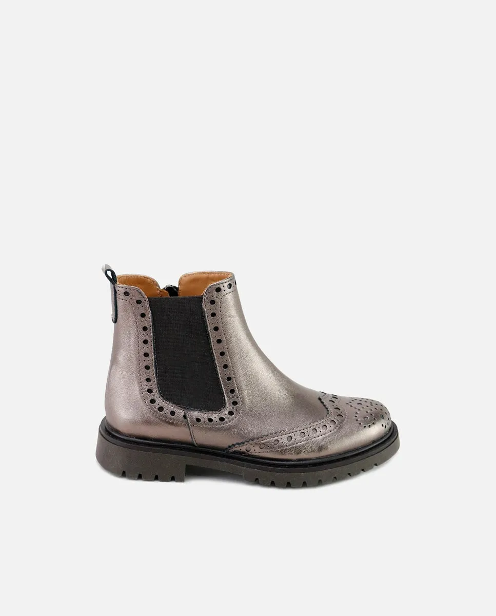 Унисекс кожаные блестящие ботинки в стиле челси Eli 1957, металлик
Унисекс кожаные блестящие ботинки в стиле челси Eli 1957, металлик