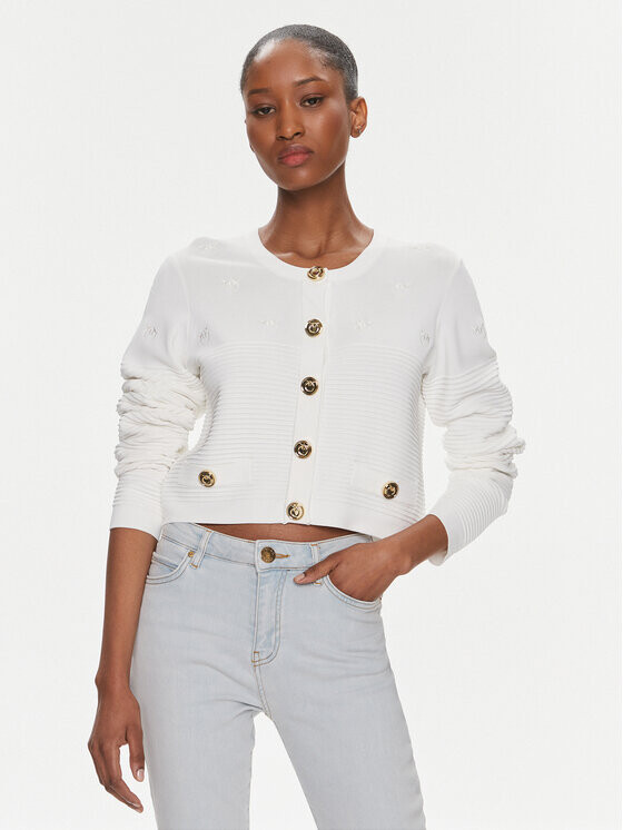 Кардиган стандартного кроя Pinko, белый
Кардиган стандартного кроя Pinko, белый