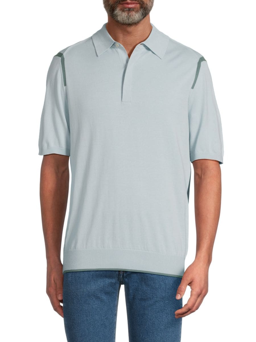 Рубашка-поло из цельного хлопка Paul Smith, светло-синий
Рубашка-поло из цельного хлопка Paul Smith, светло-синий