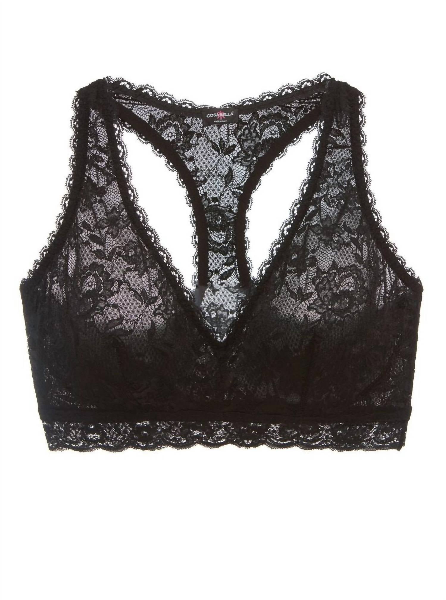 Женский бюстгальтер-бралетт Never Say Never с глубоким вырезом и застежкой сзади в черном цвете Cosabella
Женский бюстгальтер-бралетт Never Say Never с глубоким вырезом и застежкой сзади в черном цвете Cosabella