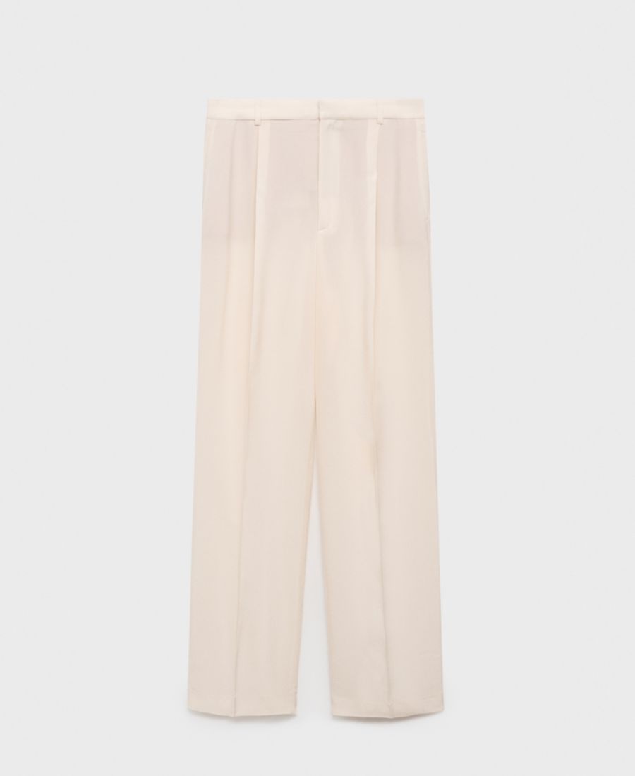 Женские брюки прямого кроя MANGO, Vanilla
Женские брюки прямого кроя MANGO, Vanilla