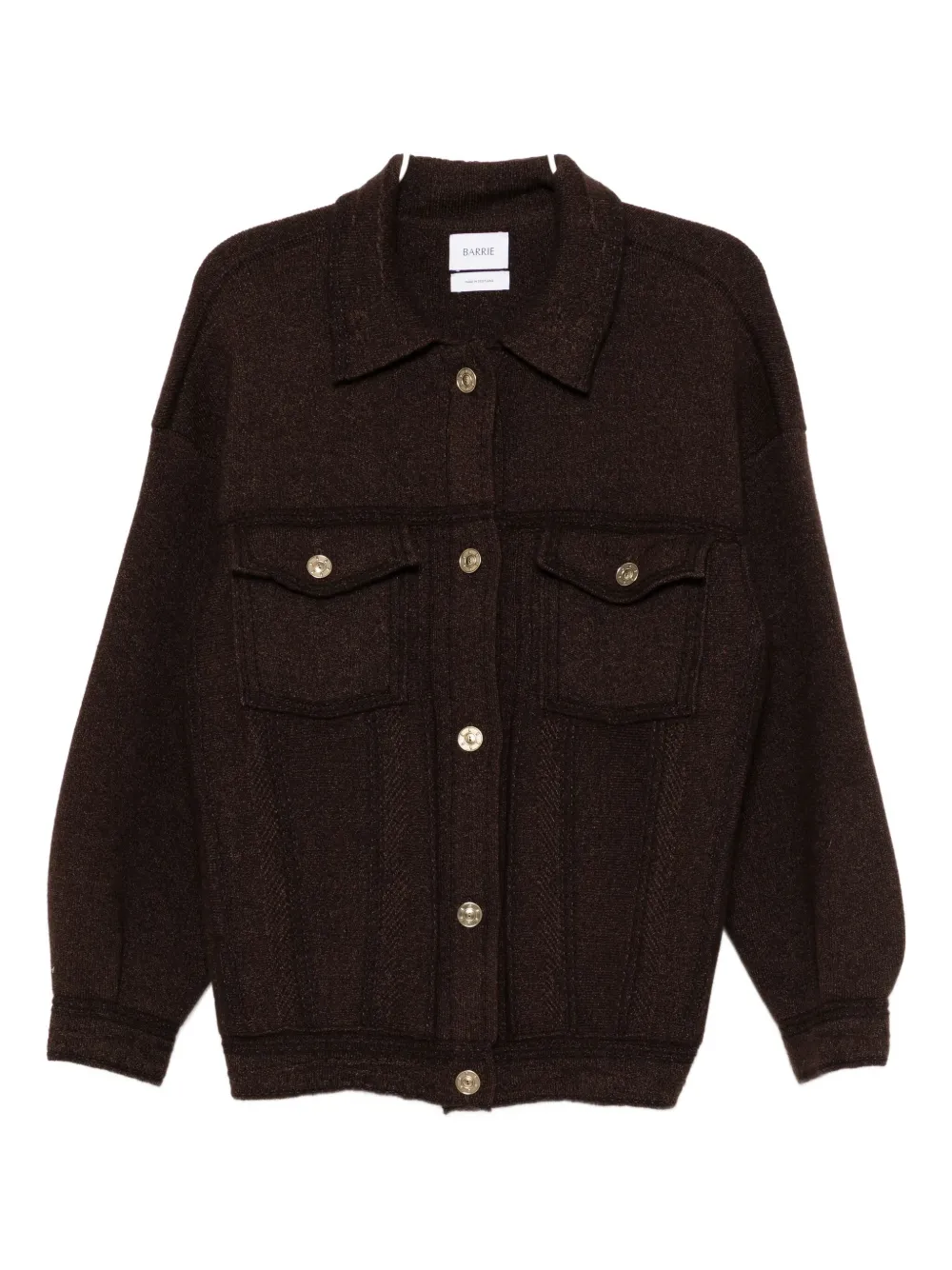 Пиджак с логотипными пуговицами Barrie, коричневый
Пиджак с логотипными пуговицами Barrie, коричневый