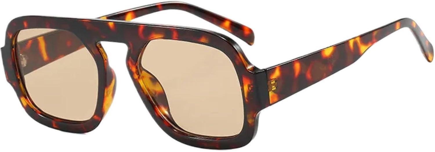 Солнцезащитные очки с защитой от УФ-излучения UV400 | Градиентный панк, большая оправа | Для женщин и мужчин, для занятий спортом на открытом воздухе и вождения DSVIGF, Leopard Tea
Солнцезащитные очки с защитой от УФ-излучения UV400 | Градиентный панк, большая оправа | Для женщин и мужчин, для занятий спортом на открытом воздухе и вождения DSVIGF, Leopard Tea