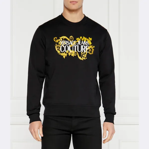 Толстовка обычного кроя Versace, черный 
Толстовка обычного кроя Versace, черный