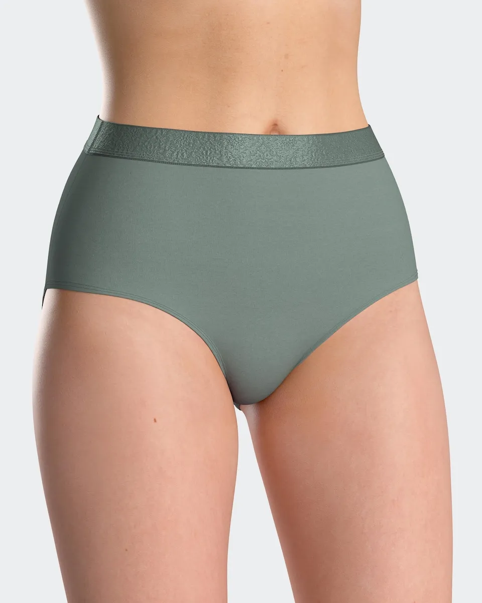 Высокие гладкие трусы с эластичным поясом Impetus, зеленый
Высокие гладкие трусы с эластичным поясом Impetus, зеленый