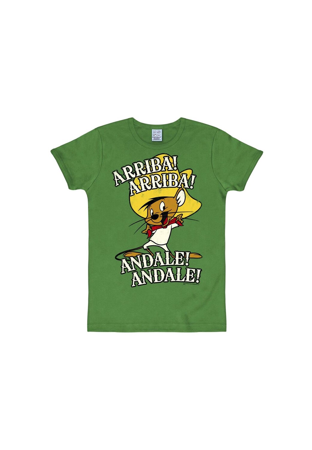 Футболка Slimfit Speedy Gonbzales - Arriba LOGOSHIRT, зеленый 
Футболка Slimfit Speedy Gonbzales - Arriba LOGOSHIRT, зеленый