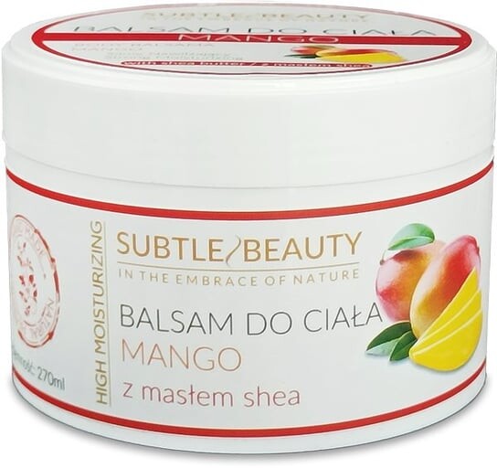 Увлажняющий лосьон для тела - Манго, 270 мл Subtle Beauty
Увлажняющий лосьон для тела - Манго, 270 мл Subtle Beauty