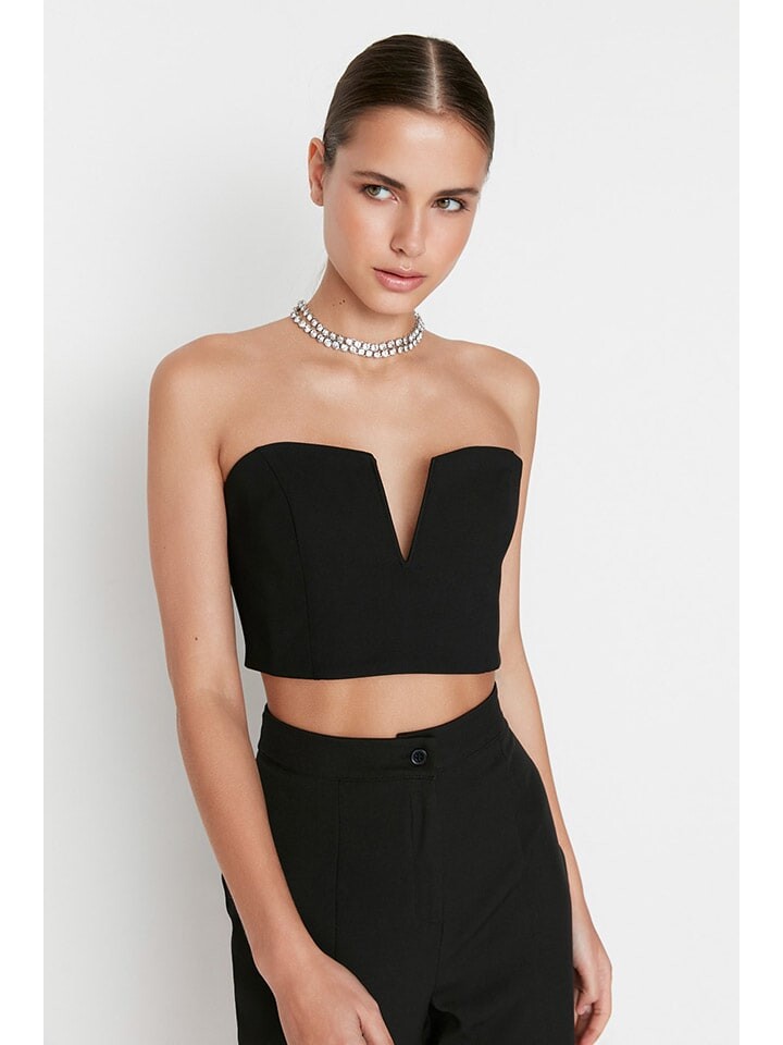 Топ trendyol Top, черный
Топ trendyol Top, черный