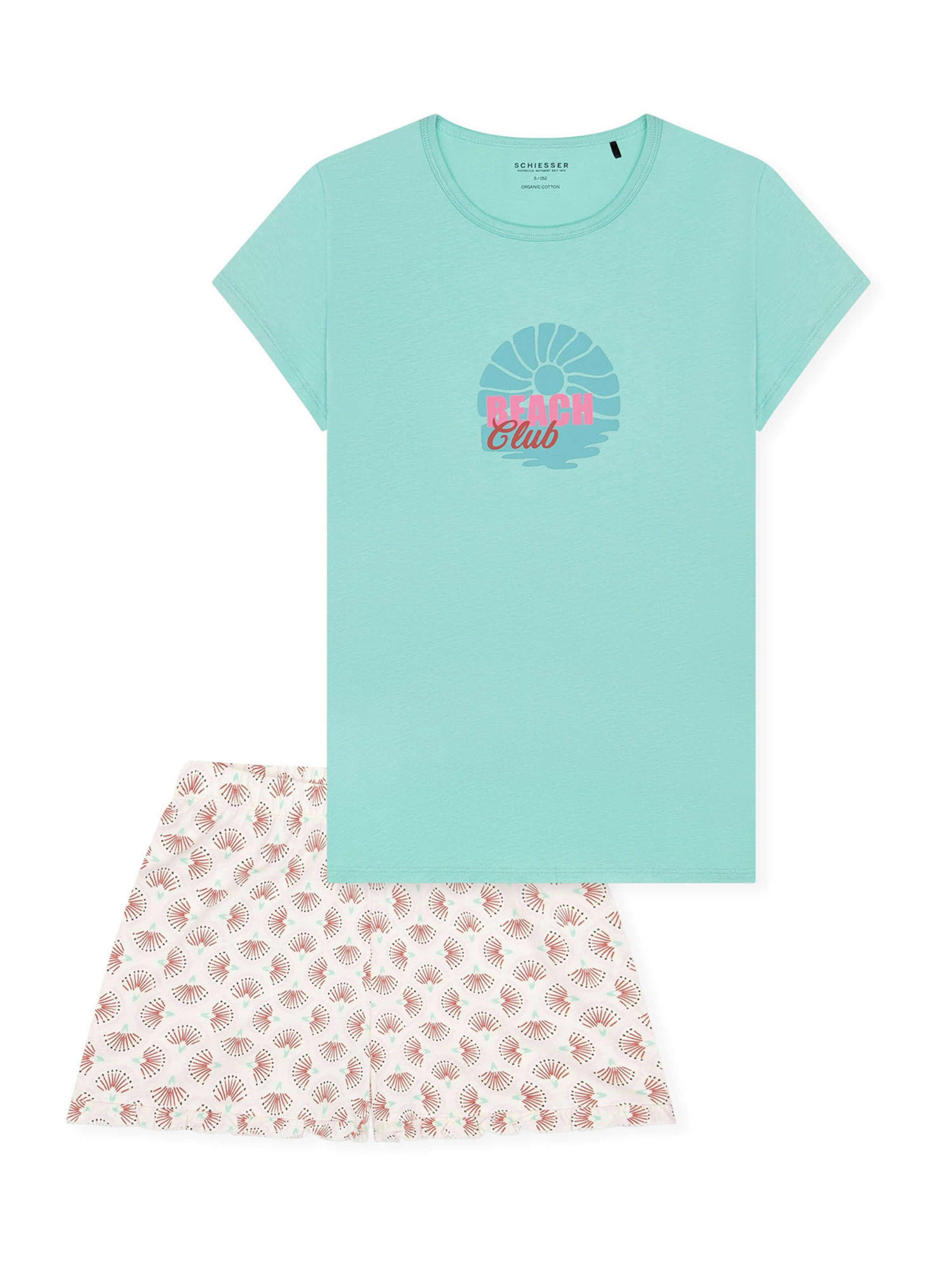 SCHIESSER Пижама 'Teens Nightwear' в синем, бирюзовом и бежевом цветах
SCHIESSER Пижама 'Teens Nightwear' в синем, бирюзовом и бежевом цветах