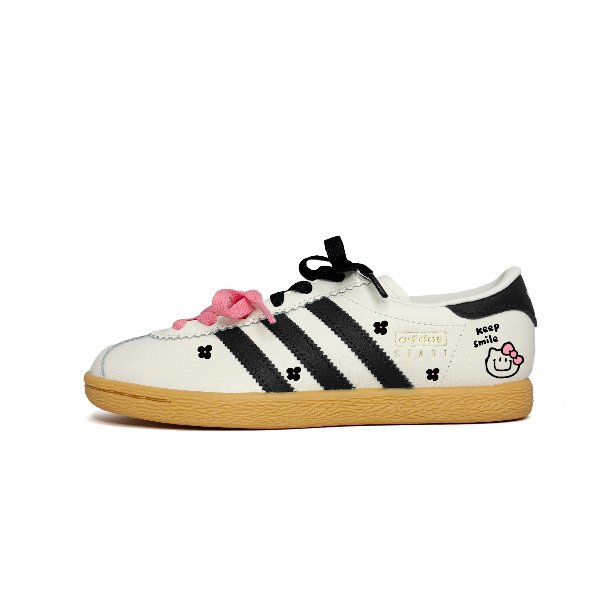 Adidas Originals Кроссовки немецкой армии Stadt Smiley Face With Flowers Abрасениестойкие низкие унисекс черные
Adidas Originals Кроссовки немецкой армии Stadt Smiley Face With Flowers Abрасениестойкие низкие унисекс черные