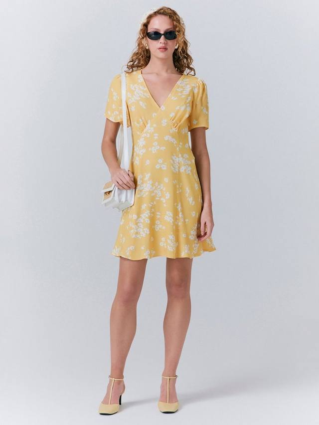 Рубиновое цветочное мини-платье Ghost, Yellow/Multi
Рубиновое цветочное мини-платье Ghost, Yellow/Multi