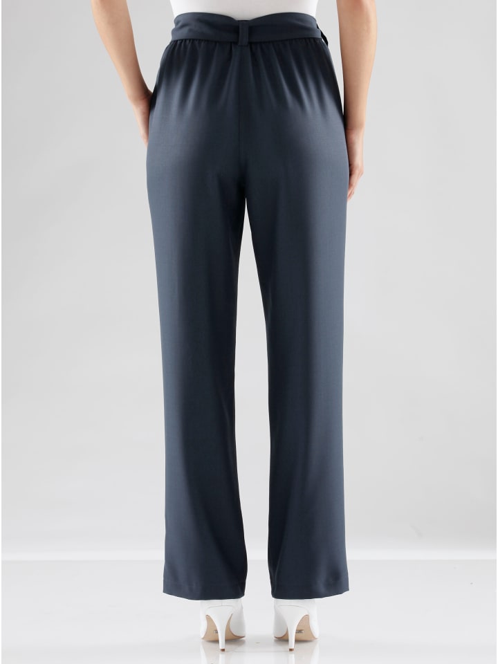 Брюки палаццо темно-синего цвета WITT WEIDEN
Брюки палаццо темно-синего цвета WITT WEIDEN