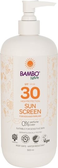 Солнцезащитный крем SPF 30 500 мл Bambo Nature, Abena 
Солнцезащитный крем SPF 30 500 мл Bambo Nature, Abena
