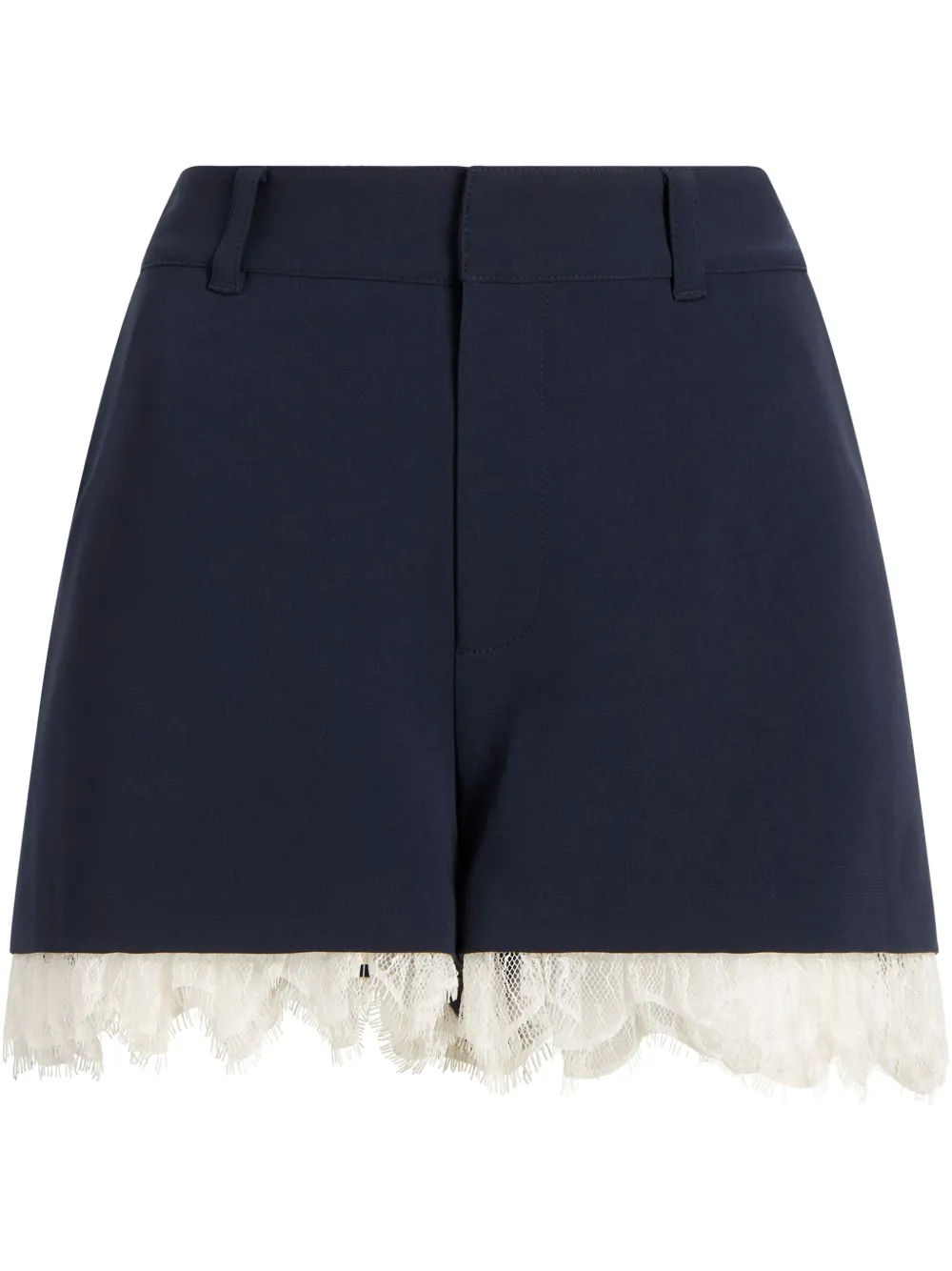 Шорты строгого кроя с кружевом Cinq A Sept, синий
Шорты строгого кроя с кружевом Cinq A Sept, синий