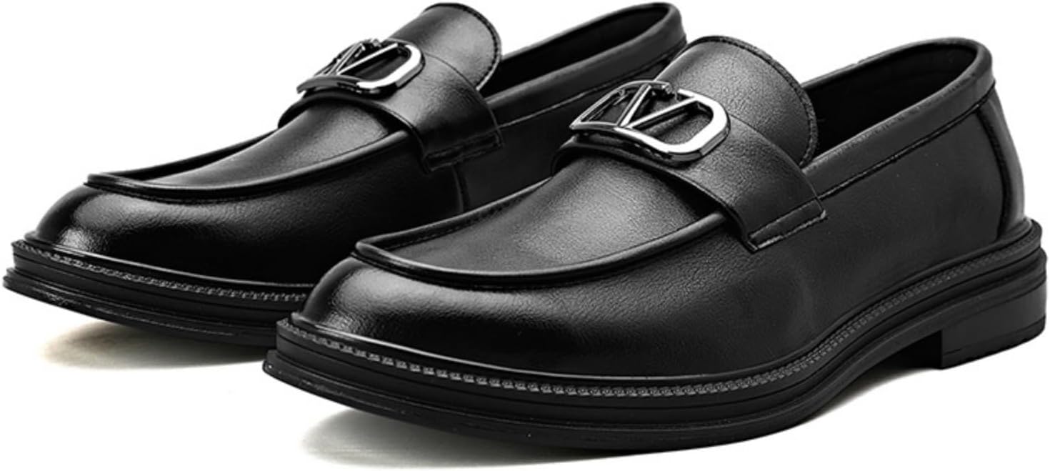 Мужские кожаные лоферы без шнурков - классический низкий дизайн, нескользящие туфли, Универсальны для формального стиля оксфорд, офиса, свадьбы и повседневной носки, стильные и удобные Aokisx, черный
Мужские кожаные лоферы без шнурков - классический низкий дизайн, нескользящие туфли, Универсальны для формального стиля оксфорд, офиса, свадьбы и повседневной носки, стильные и удобные Aokisx, черный