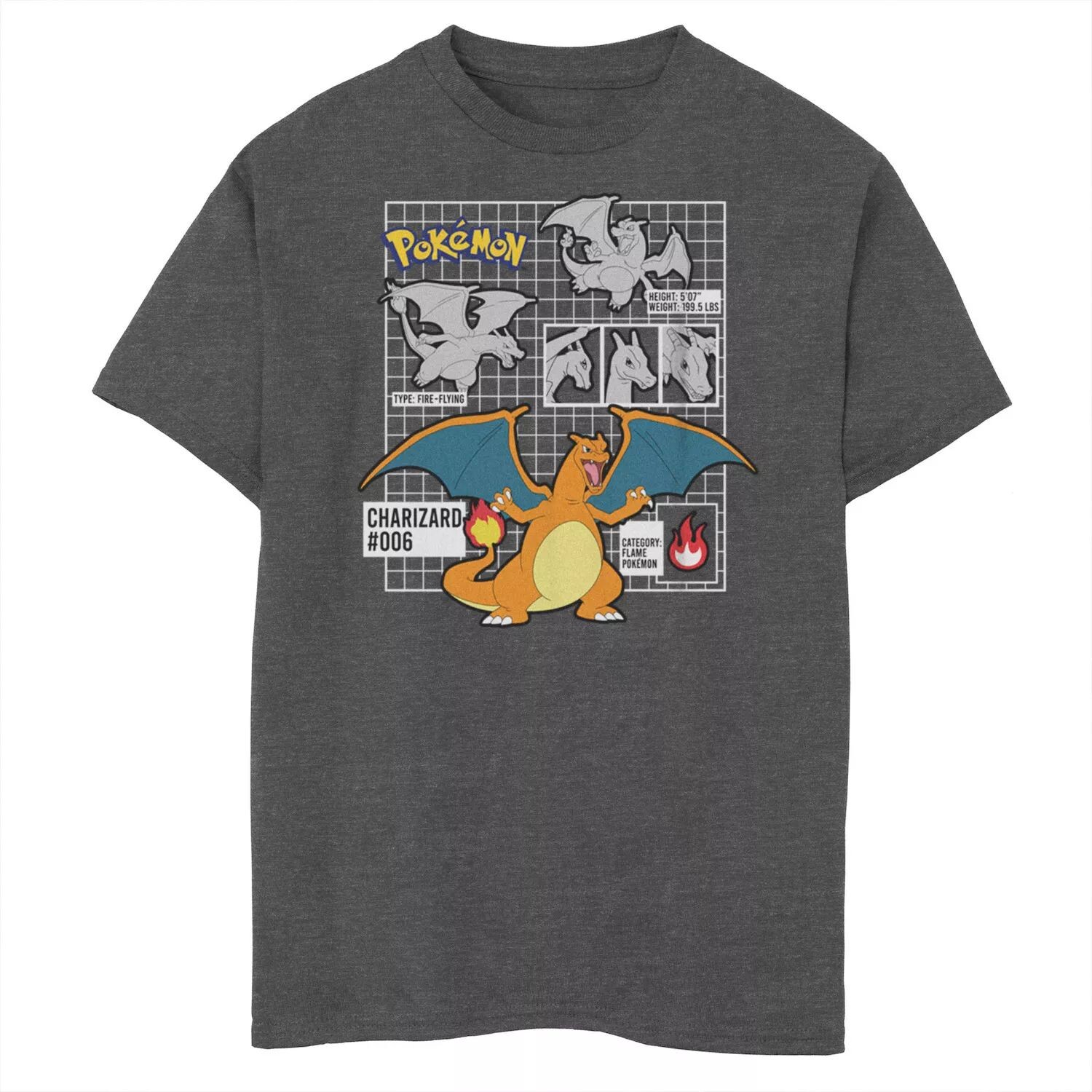 Футболка с рисунком Pokemon Charizard Faces для мальчиков 8–20 лет Licensed Character
Футболка с рисунком Pokemon Charizard Faces для мальчиков 8–20 лет Licensed Character