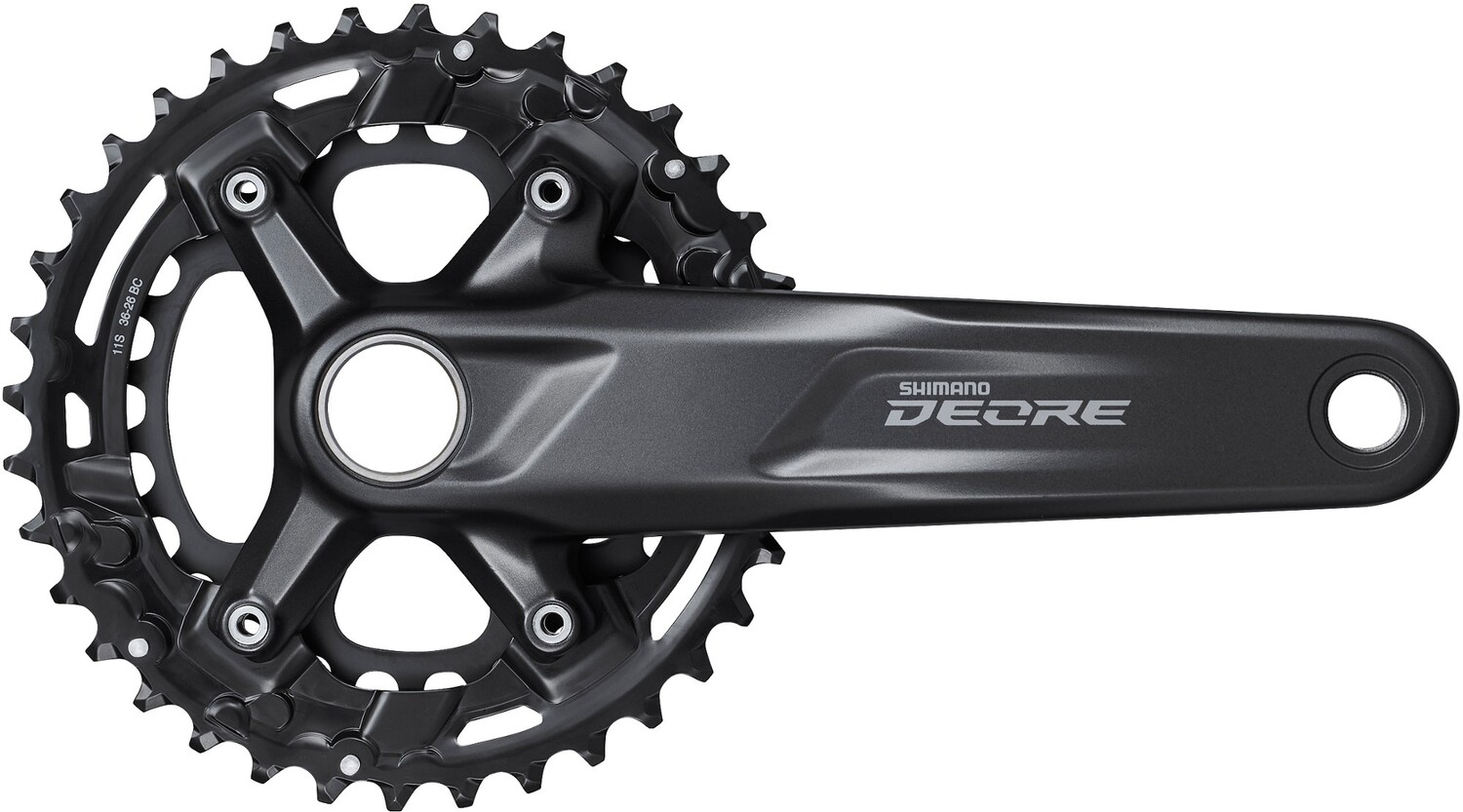 Шатуны Deore M5100, 2 х 11 скоростей Shimano
Шатуны Deore M5100, 2 х 11 скоростей Shimano