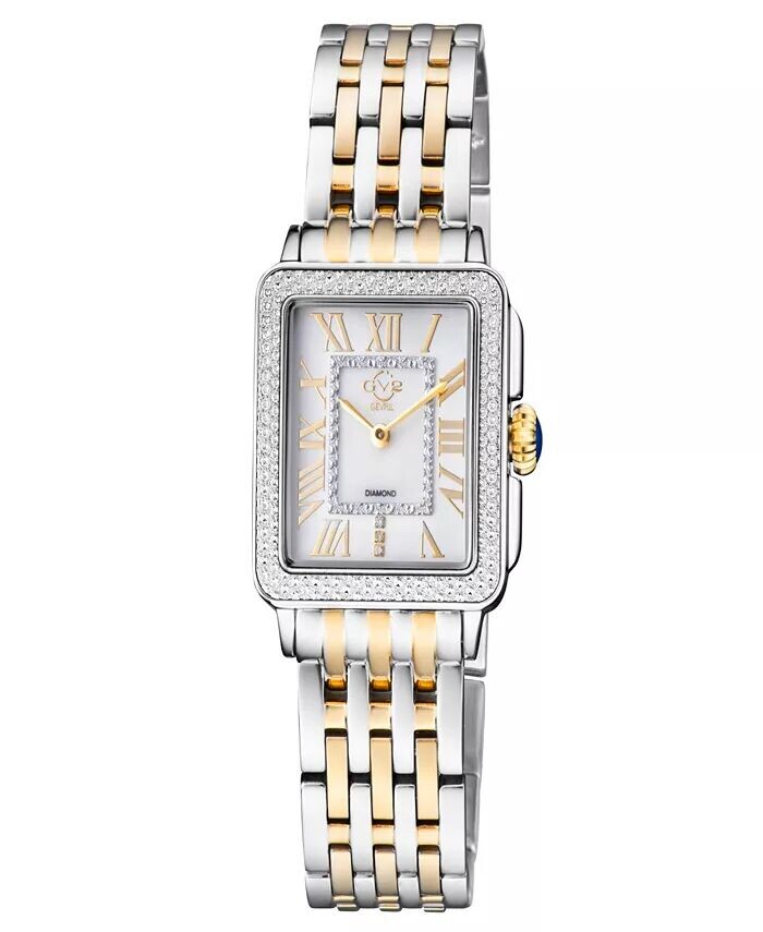 Женские швейцарские кварцевые двухцветные часы-браслет Padova из нержавеющей стали, 30 мм Gevril, мультиколор
Женские швейцарские кварцевые двухцветные часы-браслет Padova из нержавеющей стали, 30 мм Gevril, мультиколор