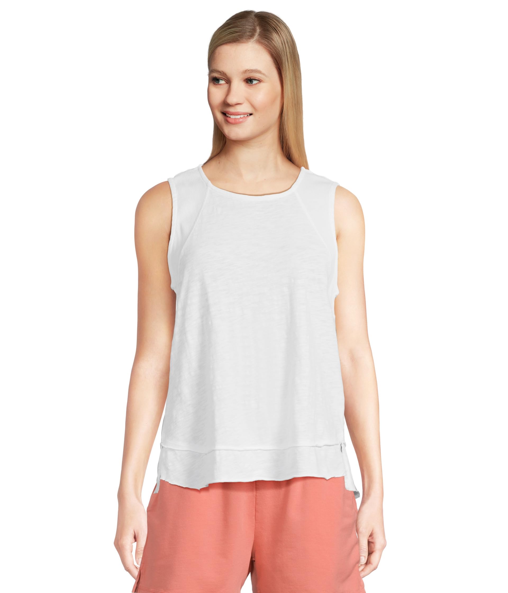 Топ Mod-o-doc Rib Inset Flowy Tank, белый
Топ Mod-o-doc Rib Inset Flowy Tank, белый