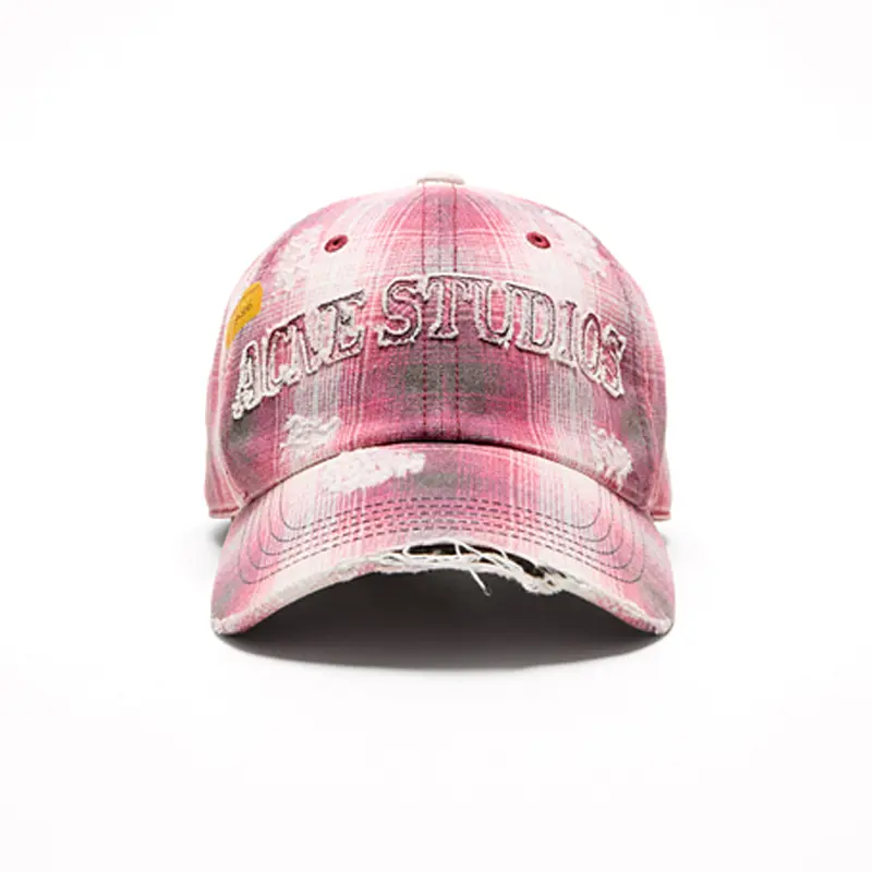 Вышитая бейсболка в клетку Acne Studios, Розовый, Вышитая бейсболка в клетку Acne Studios
Вышитая бейсболка в клетку Acne Studios, Розовый, Вышитая бейсболка в клетку Acne Studios