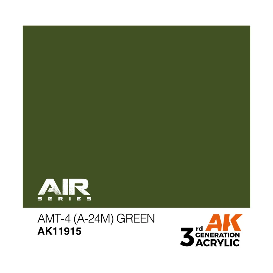 АМТ-4 (А-24М) Зеленый, 3rd Gen Acrylic - Air
АМТ-4 (А-24М) Зеленый, 3rd Gen Acrylic - Air