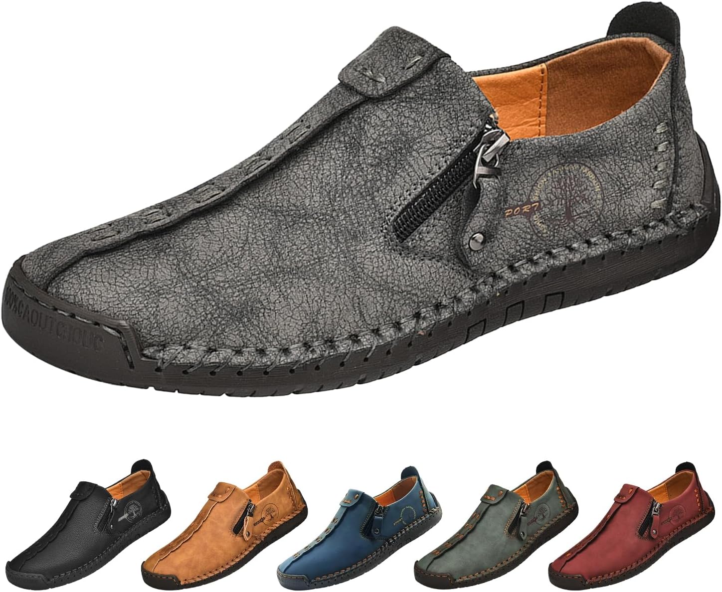 Мужские повседневные ботинки Чака на молнии, винтажные классические удобные ручной работы мокасины без шнурков, кожаная обувь для прогулок и вождения Hneowgn, серый
Мужские повседневные ботинки Чака на молнии, винтажные классические удобные ручной работы мокасины без шнурков, кожаная обувь для прогулок и вождения Hneowgn, серый