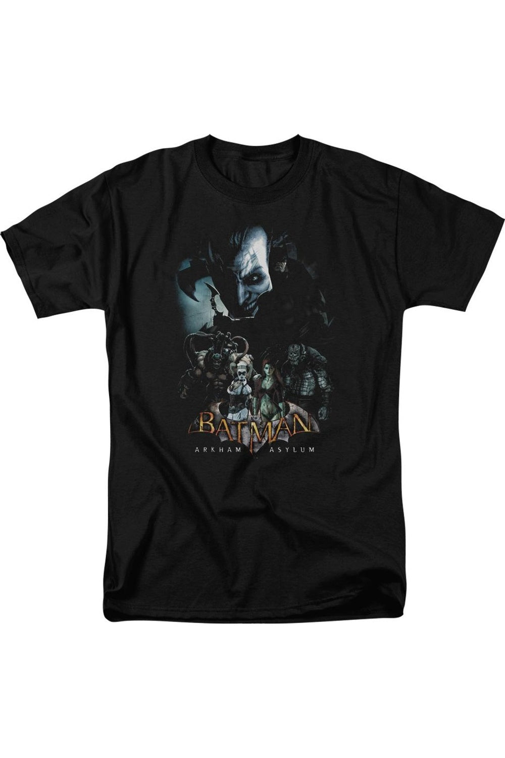 Футболка с коротким рукавом для взрослых Batman Arkham Asylum Five Against One Gildan, черный
Футболка с коротким рукавом для взрослых Batman Arkham Asylum Five Against One Gildan, черный