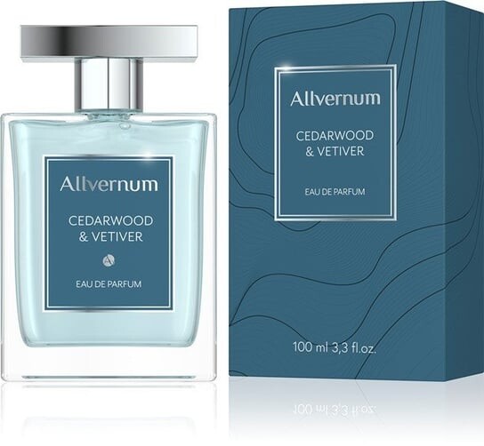 Парфюмированная вода, 100 мл Allvernum, Cedarwood & Vetiver
Парфюмированная вода, 100 мл Allvernum, Cedarwood & Vetiver