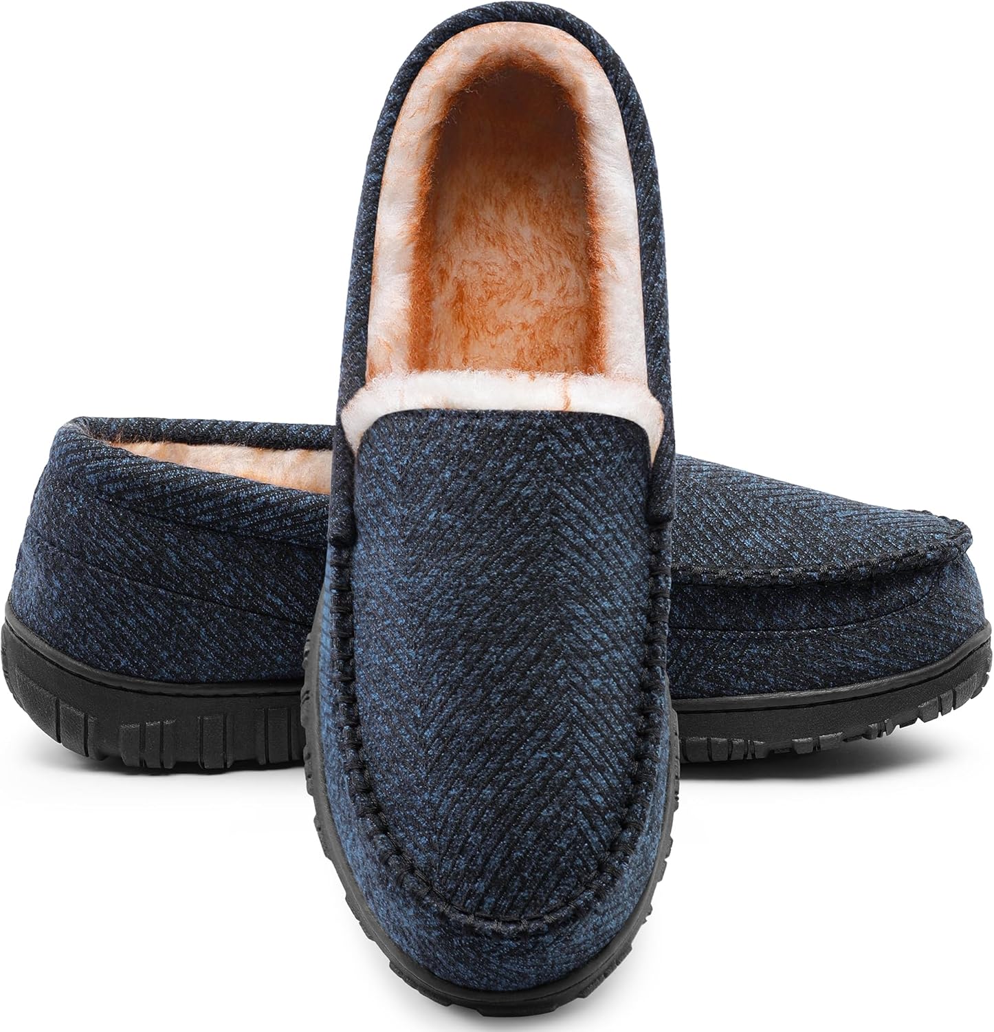 Мокасины для мужчин MIXIN, теплые пушистые домашние туфли с подошвой из пены с эффектом памяти и противоскользящей подошвой, комфортные для дома и улицы зимой, темно-синий
Мокасины для мужчин MIXIN, теплые пушистые домашние туфли с подошвой из пены с эффектом памяти и противоскользящей подошвой, комфортные для дома и улицы зимой, темно-синий