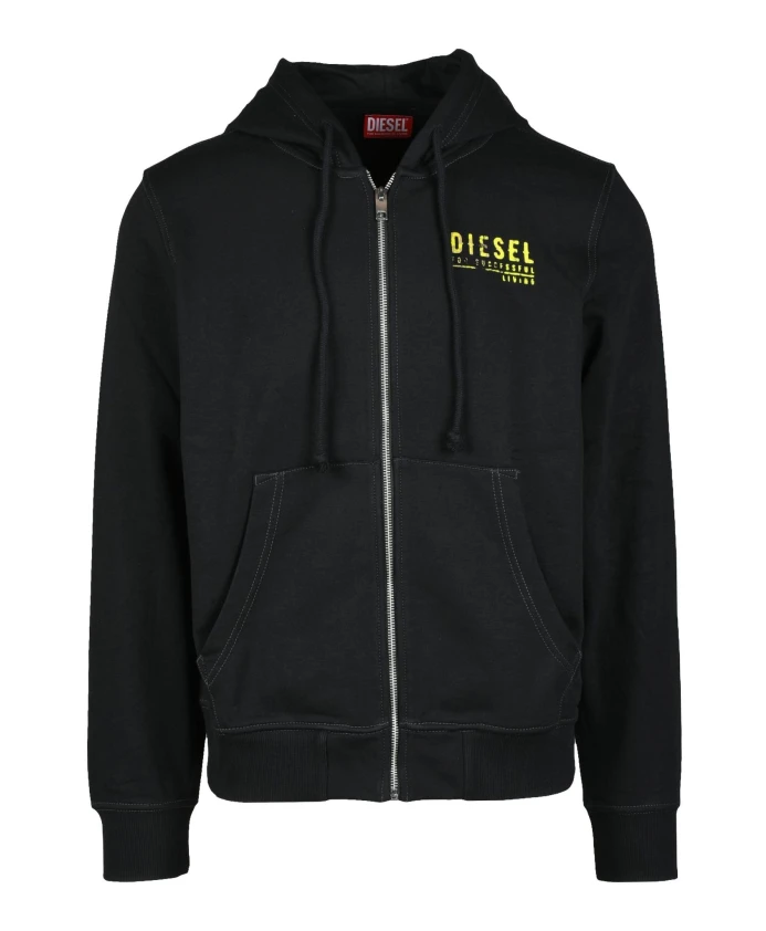 Толстовка из смесовой хлопковой ткани Diesel, черный
Толстовка из смесовой хлопковой ткани Diesel, черный