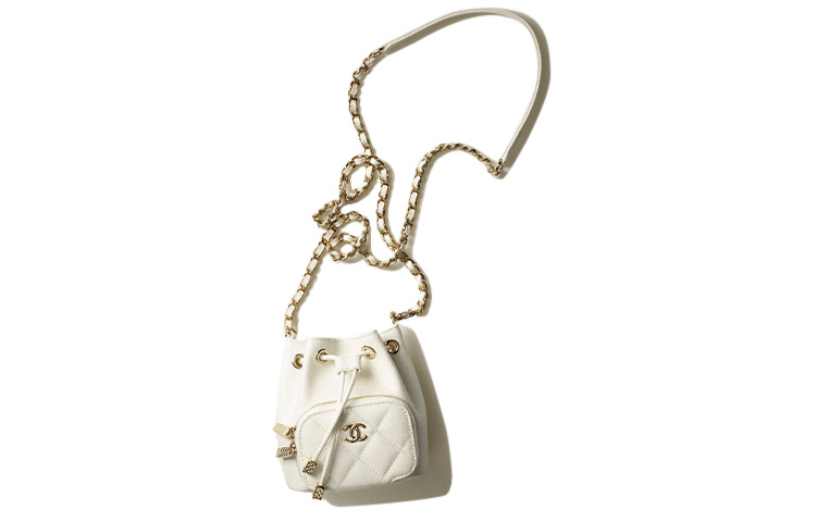 CHANEL Сумка-ведро из зерненой телячьей кожи с металлической пряжкой, миниатюрная женская сумка через плечо или кроссбод белый
CHANEL Сумка-ведро из зерненой телячьей кожи с металлической пряжкой, миниатюрная женская сумка через плечо или кроссбод белый