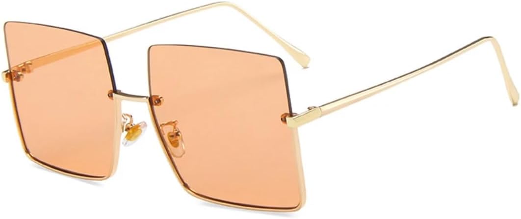 Солнцезащитные очки в крупной металлической оправе для женщин и мужчин, винтажные, для активного отдыха, вождения, летних путешествий, с защитой от УФ-излучения UV400 VVTWSSW, Gold Orange
Солнцезащитные очки в крупной металлической оправе для женщин и мужчин, винтажные, для активного отдыха, вождения, летних путешествий, с защитой от УФ-излучения UV400 VVTWSSW, Gold Orange