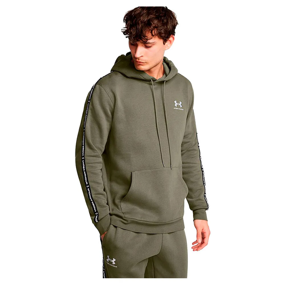 Худи Under Armour Icon Fleece Taping, зеленый 
Худи Under Armour Icon Fleece Taping, зеленый