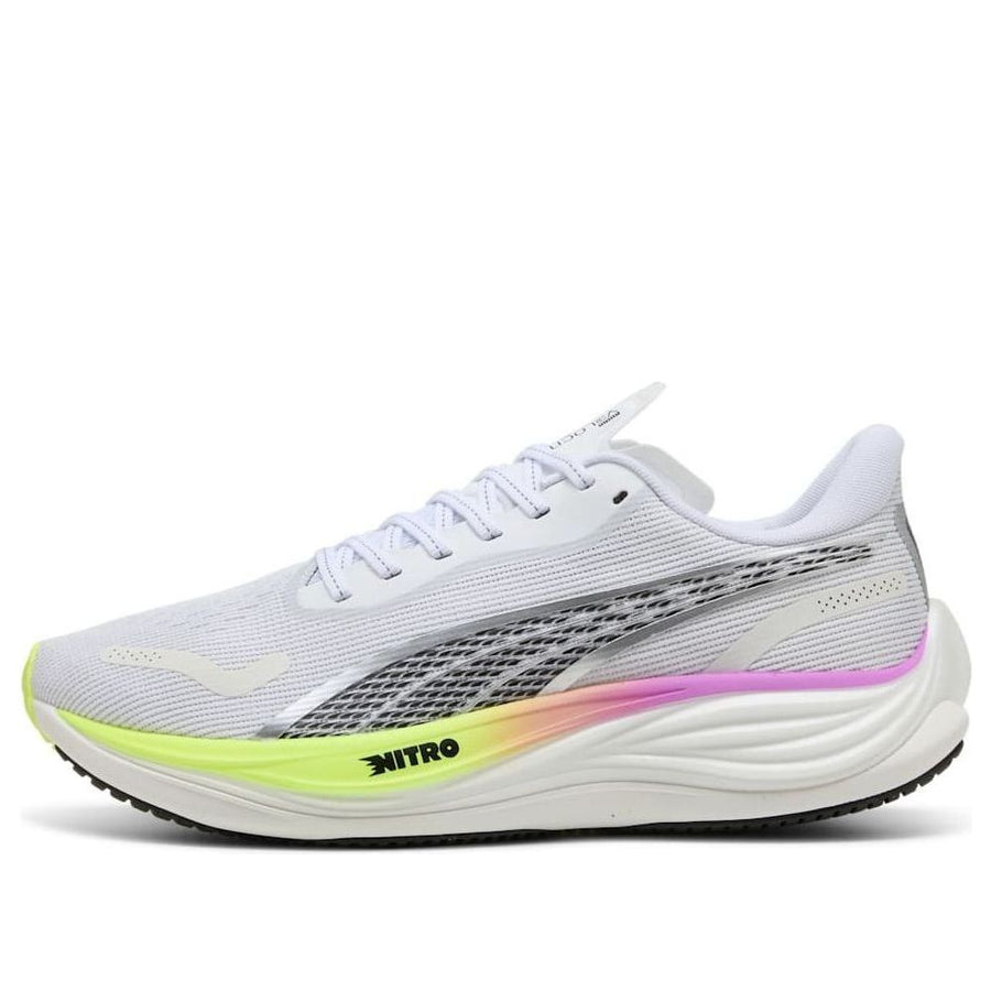 Кроссовки PUMA Velocity Nitro 3 'White Pure Magenta Yellow Alert', белый
Кроссовки PUMA Velocity Nitro 3 'White Pure Magenta Yellow Alert', белый