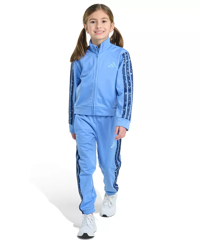 Комплект для малышек и девочек из 2 предметов с длинным рукавом и 3 полосками трикотажа Adidas, синий
Комплект для малышек и девочек из 2 предметов с длинным рукавом и 3 полосками трикотажа Adidas, синий