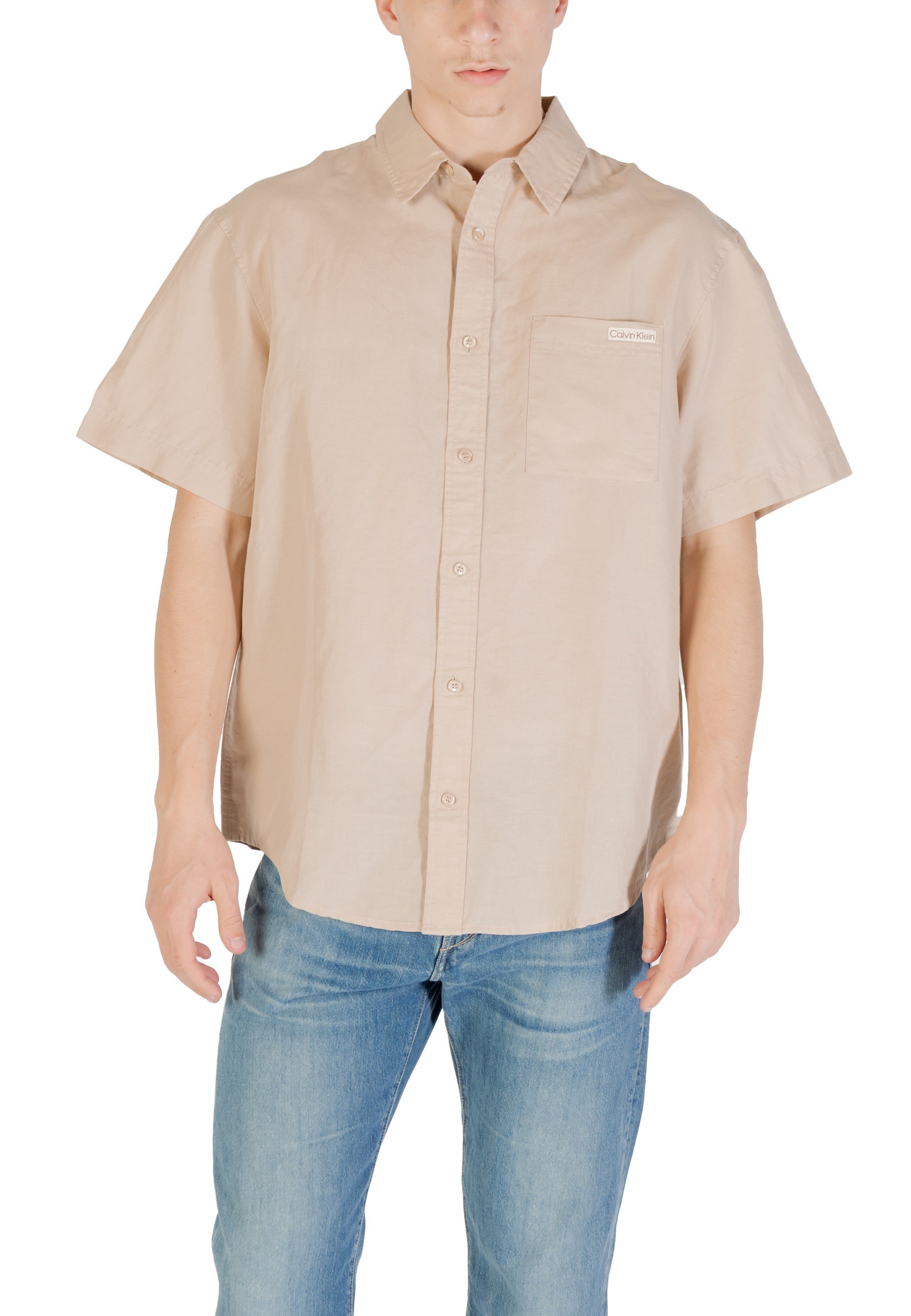 Рубашки Calvin Klein Jeans, бежевый 
Рубашки Calvin Klein Jeans, бежевый