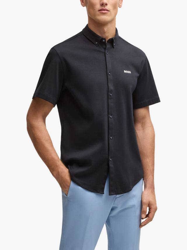 BOSS Cotton Regular Fit Logo Shirt HUGO BOSS, Dark Blue
BOSS Cotton Regular Fit Logo Shirt HUGO BOSS, Dark Blue