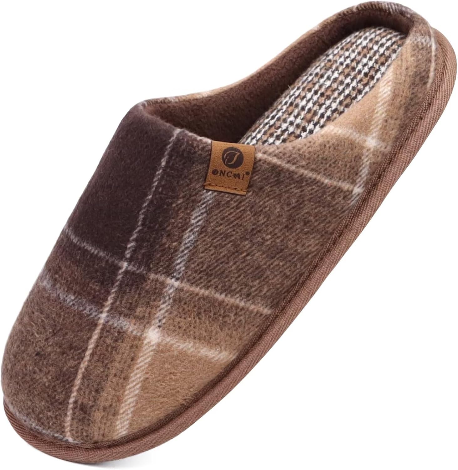Мужские домашние тапочки ONCAI с эффектом памяти, теплые и уютные, без задника, для дома и спальни, подошва из резины для использования внутри и снаружи, размеры США 7-15, коричневый
Мужские домашние тапочки ONCAI с эффектом памяти, теплые и уютные, без задника, для дома и спальни, подошва из резины для использования внутри и снаружи, размеры США 7-15, коричневый